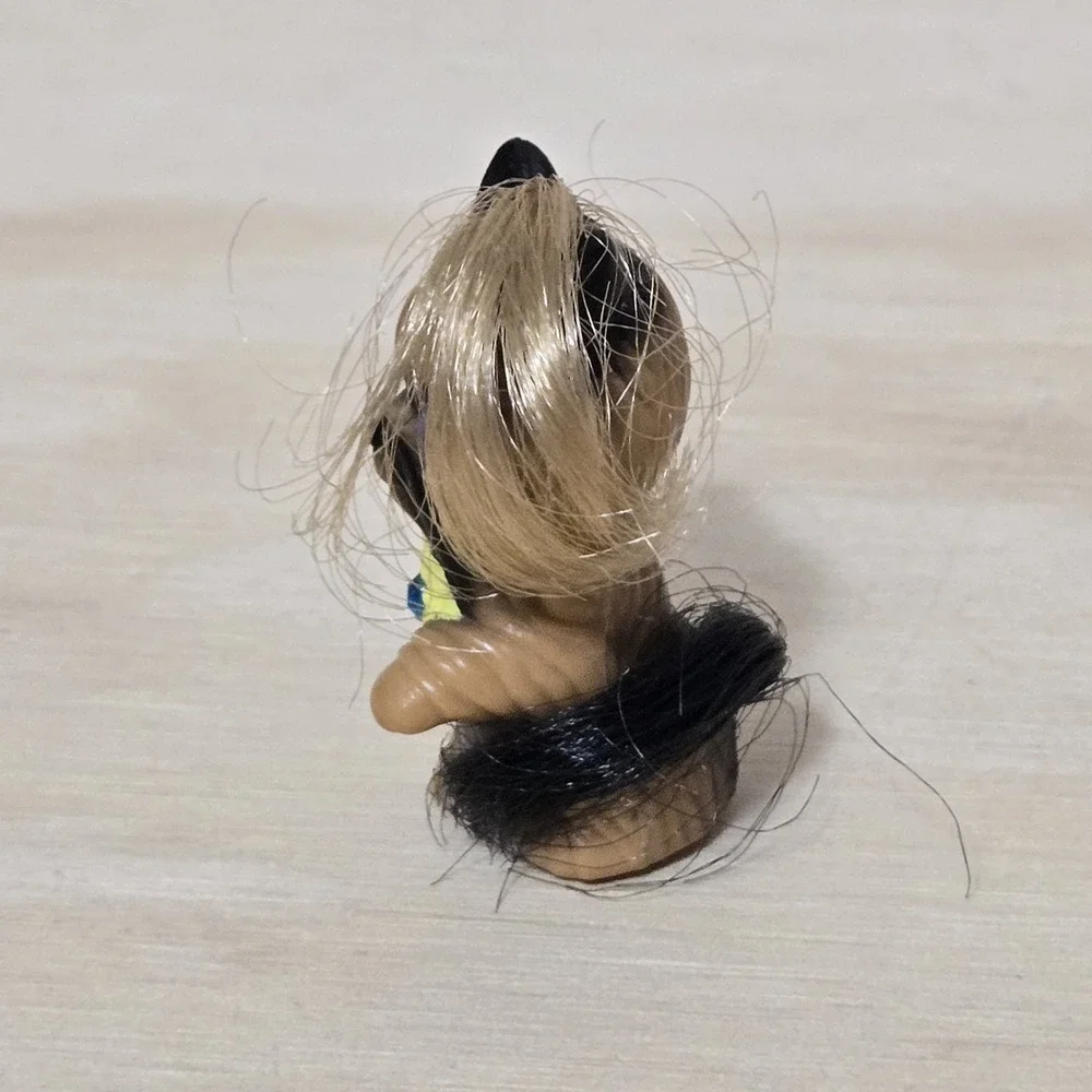 Vintage Kenner Littlest Pet Shop Silky Yorkie Pup Dog Puppy Food Dish